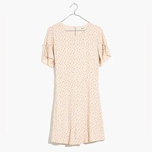 Madewell tie-sleeve retro mini dress